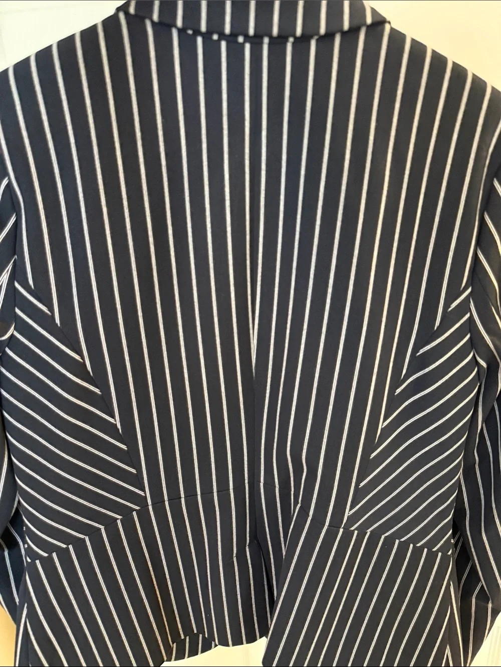 New York & Company Black Pinstripe Women's Blazer - Picture 6 of 7